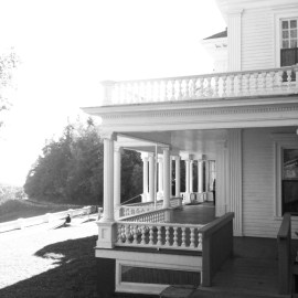 Mansion - First view, the side