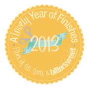 A Lovely Year of Finishes