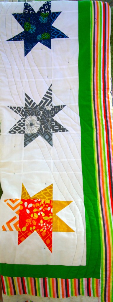 Simply Stars Quilt back